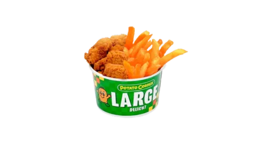 Large Mix - Fries & Crunchy Chicken Pops