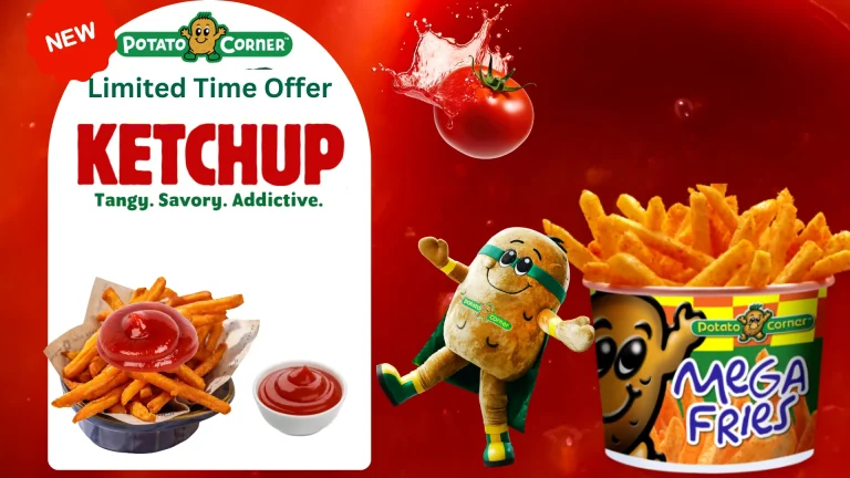 New Ketchup Menu Potato Corner