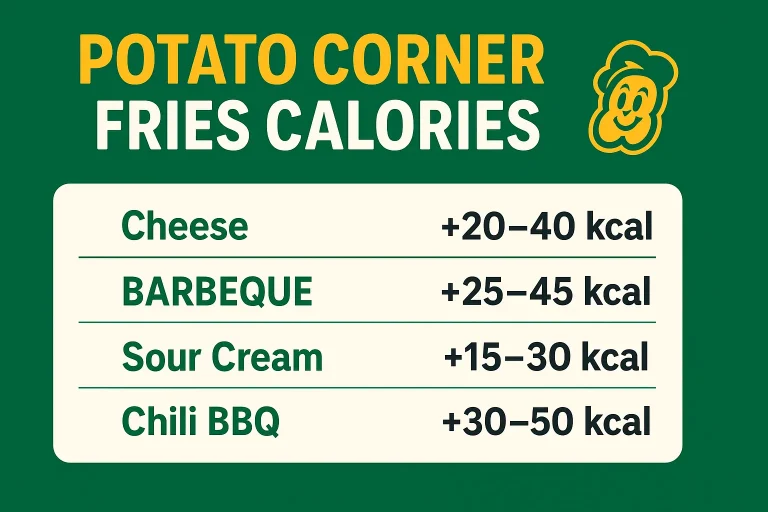 Potato Corner Fries Calories