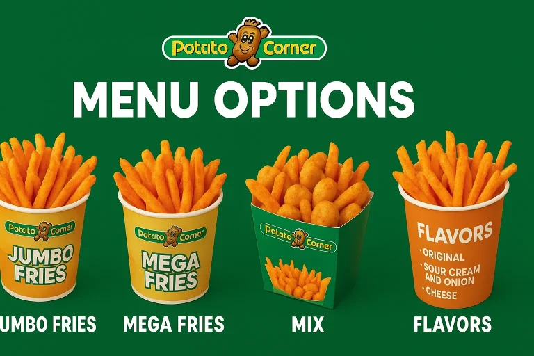 Potato Corner’s Menu Options