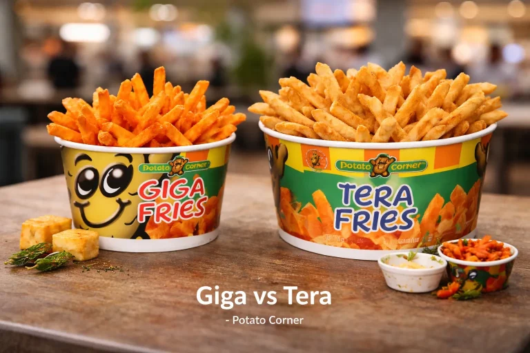 Giga vs Tera Potato Corner