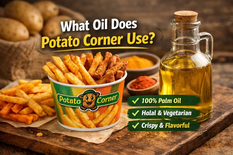 What Oil Does Potato Corner Use?