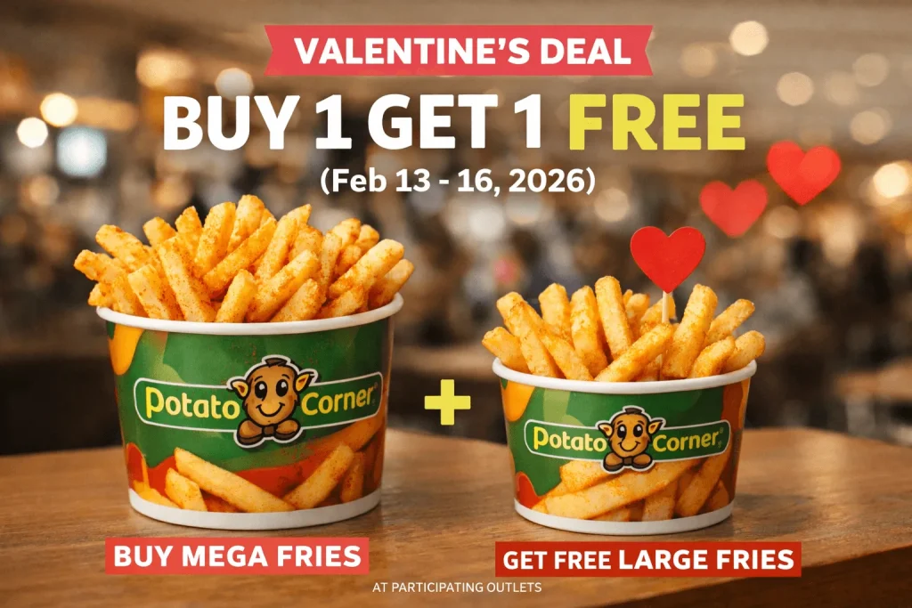 potato corner valentine deal