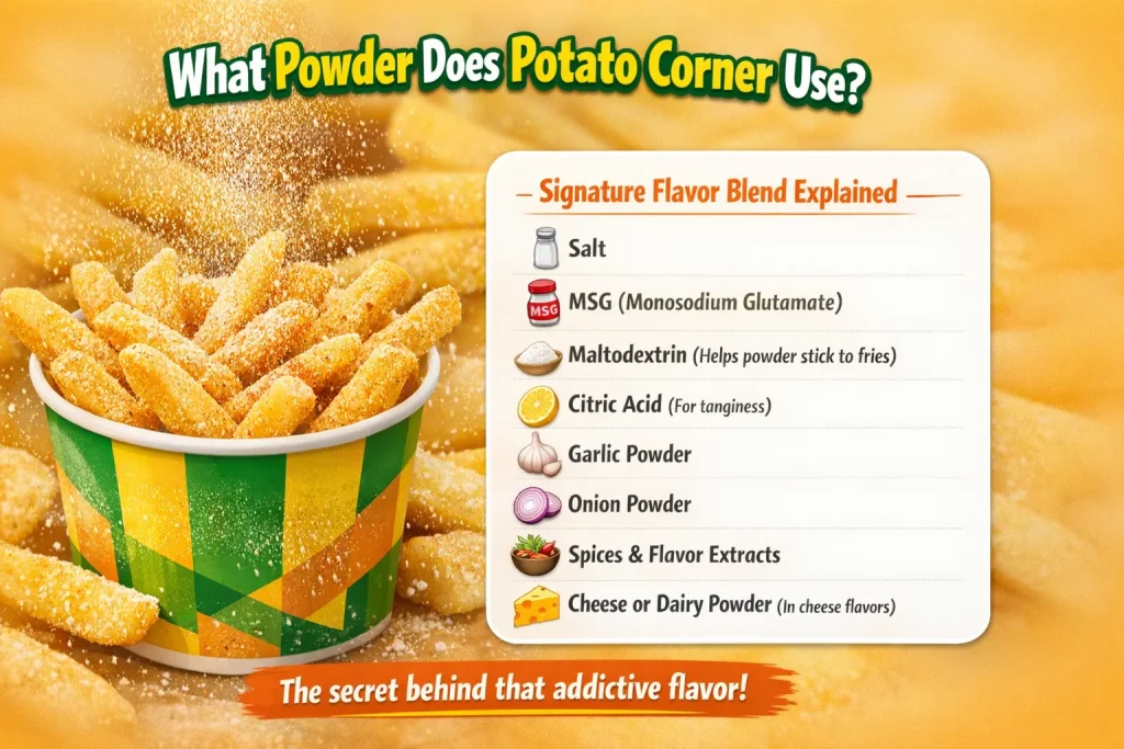 What Powder Does Potato Corner Use